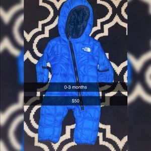 North Face snow suit